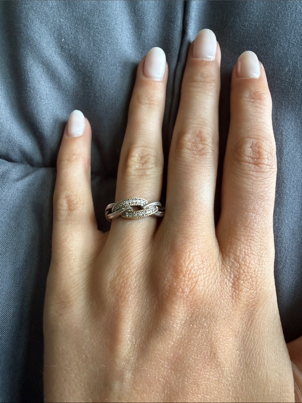 Andrea Candela Love Knot Diamond Ring